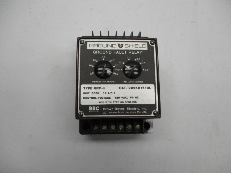 BROWN BOVERI ELECTRIC 202K8161UL GRC-5 NSNP