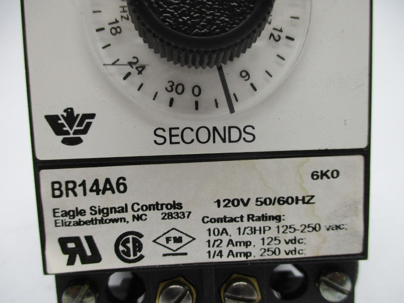 EAGLE SIGNAL BR14A6 120V 10A 0-30S NSNP