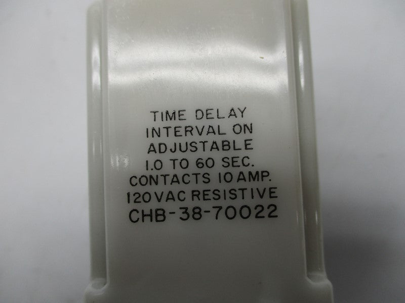 POTTER & BRUMFIELD CHB-38-70022 120VAC 10A 1.0-60S NSNP