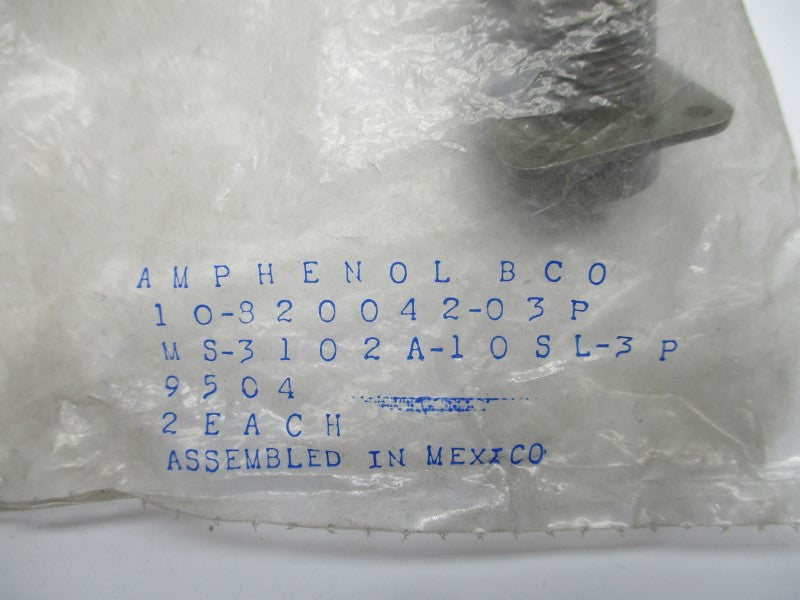 AMPHENOL MS-3102A-10SL-3P NSMP