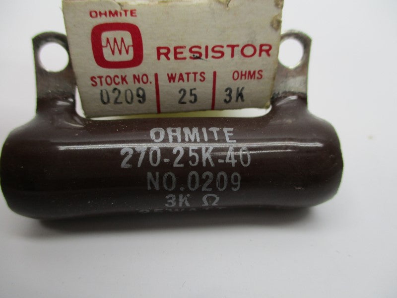 OHMITE 270-25K-40 0209 NSMP