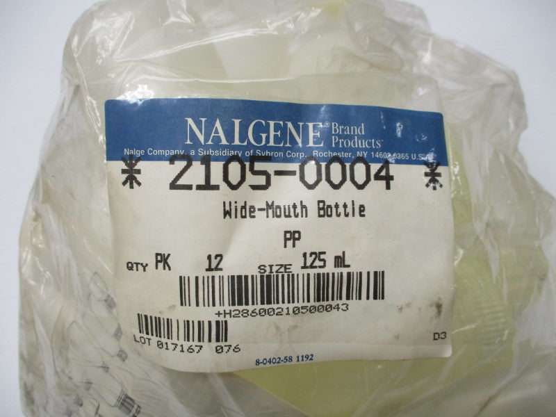 NALGENE 2105-0004 (PKG OF 12) NSMP