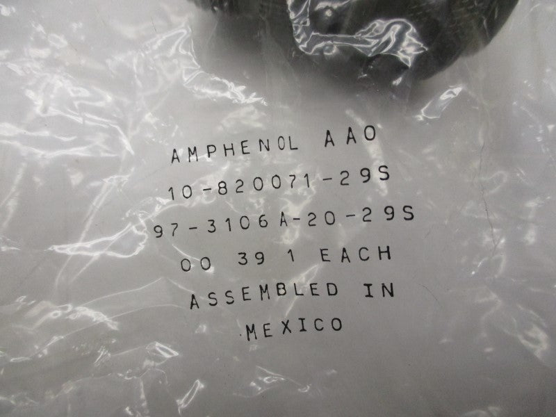 AMPHENOL 97-3106A-20-29S NSMP