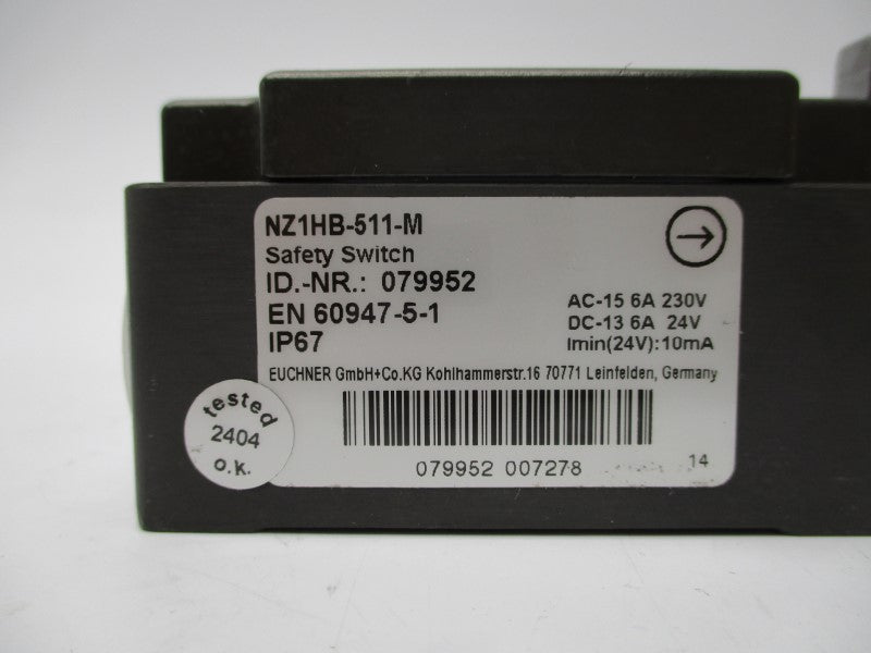 EUCHNER NZ1HB-511-M 079952 NSNP