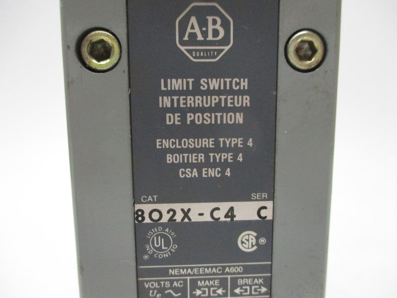INDUSTRIAL SPARE PART 802X-C4 SER. C UNMP