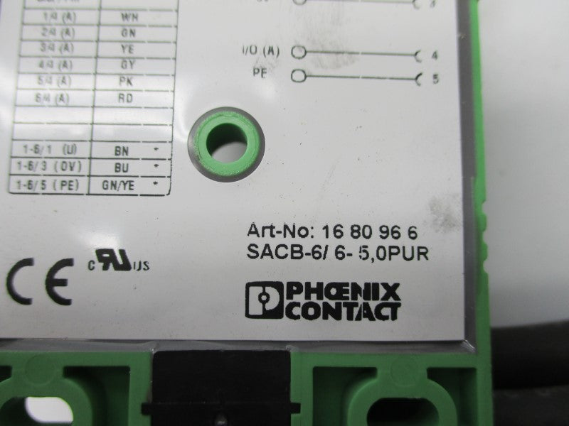 PHOENIX CONTACT 1680966 SACB-6/6-5,0PUR NSNP