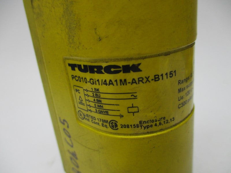 TURCK PC010-Gi1/4A1M-ARX-B1151 UNMP