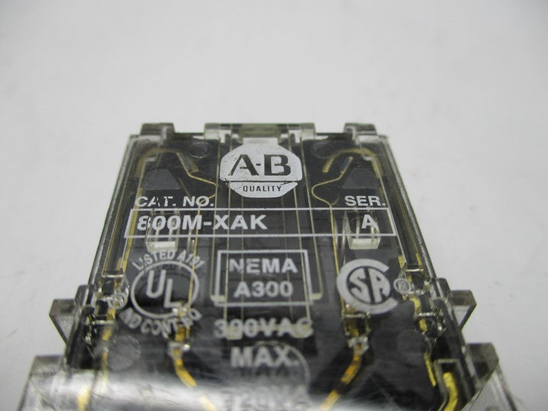 ALLEN BRADLEY 800M-XAK SER. A UNMP