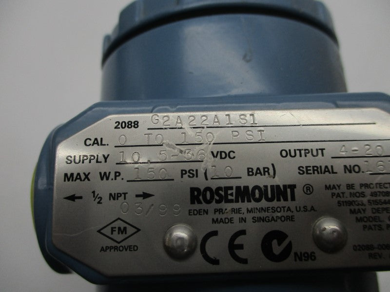 ROSEMOUNT 2088G2A22A1S1 NSNP