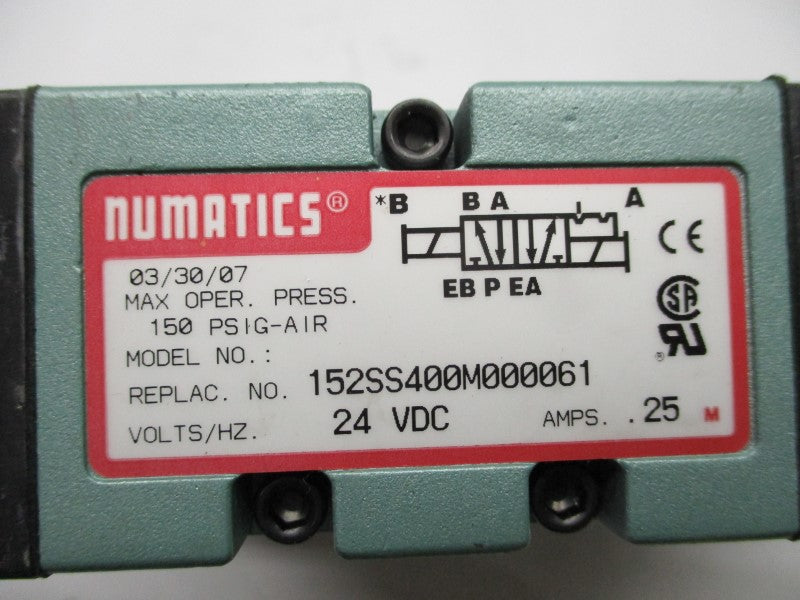 NUMATICS 152SS400M000061 UNMP