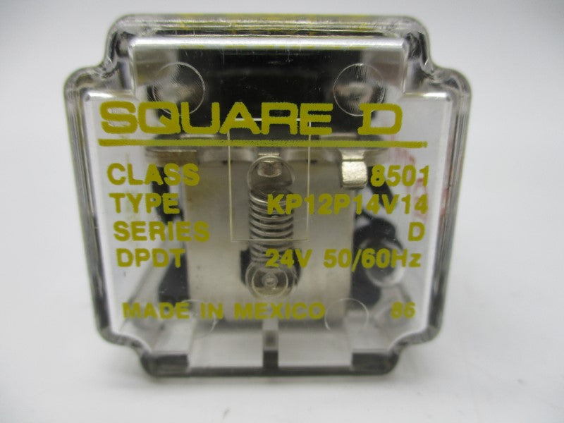 SQUARE D 8501-KP12P14V14 SER. D 24V UNMP
