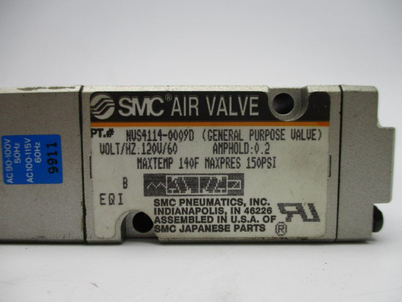 SMC NVS4114-0009D 120VAC NSNP