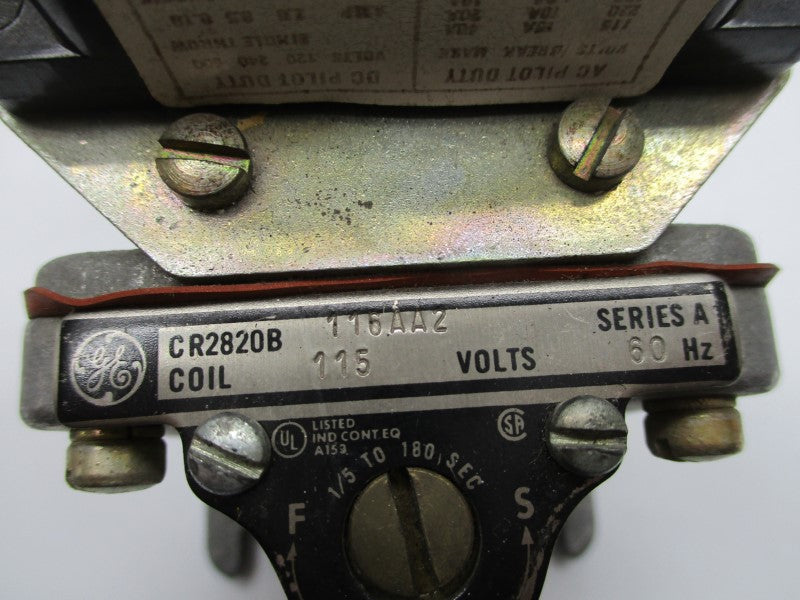 GENERAL ELECTRIC CR2820B116AA2 115V UNMP