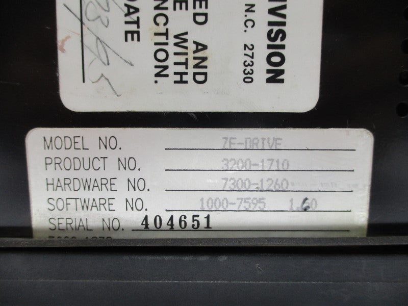 ZENITH PUMPS ZE-DRIVE 3200-1710 UNMP