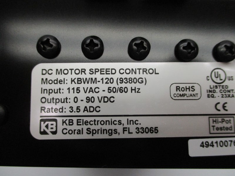 KB ELECTRONICS KBWM-120 NSNP