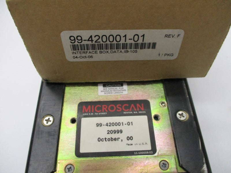 MICROSCAN 99-420001-01 NSMP