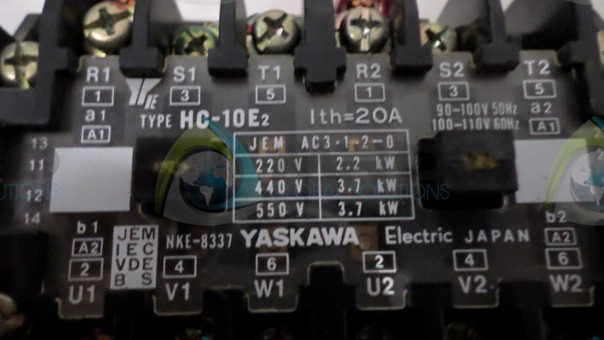 YASKAWA HC-10E2 CONTACTOR 110V COIL *NEW NO BOX*