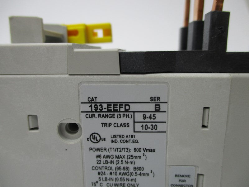 ALLEN BRADLEY 193-EEFD SER. B 9-45A NSNP