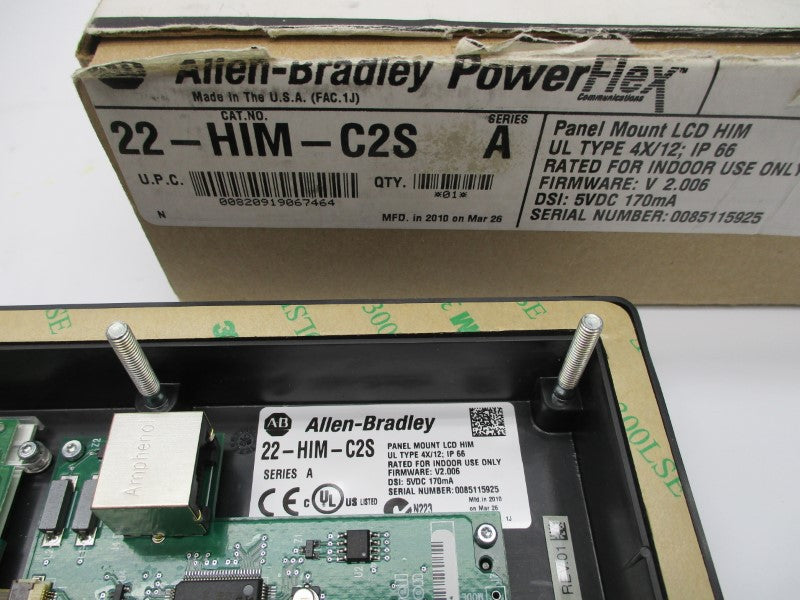 ALLEN BRADLEY 22-HIM-C2S SER. A F/W 2.006 5VDC NSMP