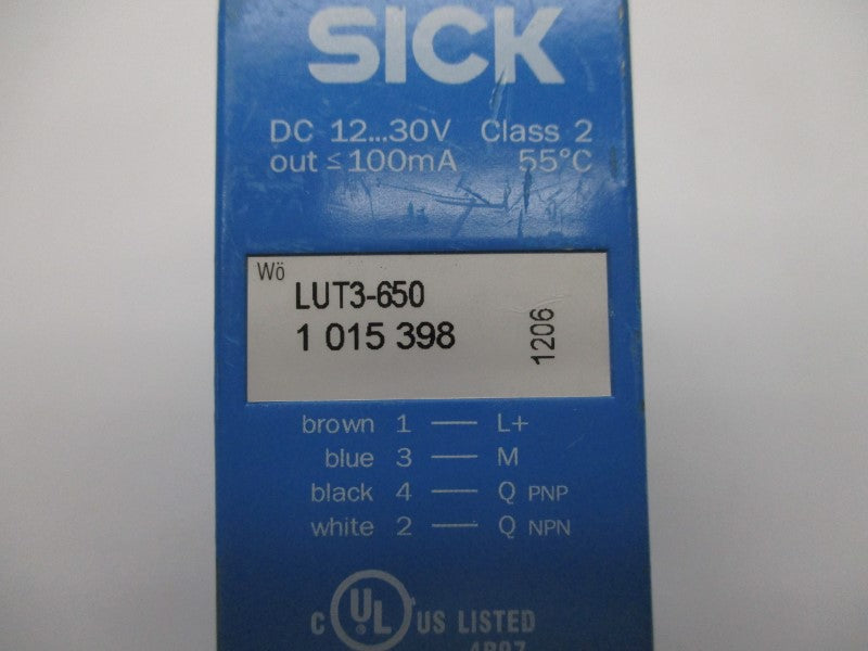 SICK LUT3-650 1015398 12-30VDC UNMP