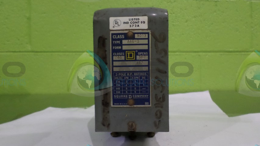 SQUARE D AHG-3 PRESSURE SWITCH *USED*