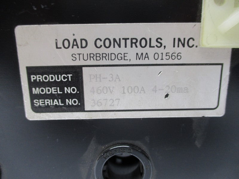 LOAD CONTROLS PH-3A UNMP