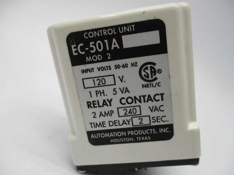 AUTOMATION PRODUCTS EC-501A 240VAC 2A UNMP