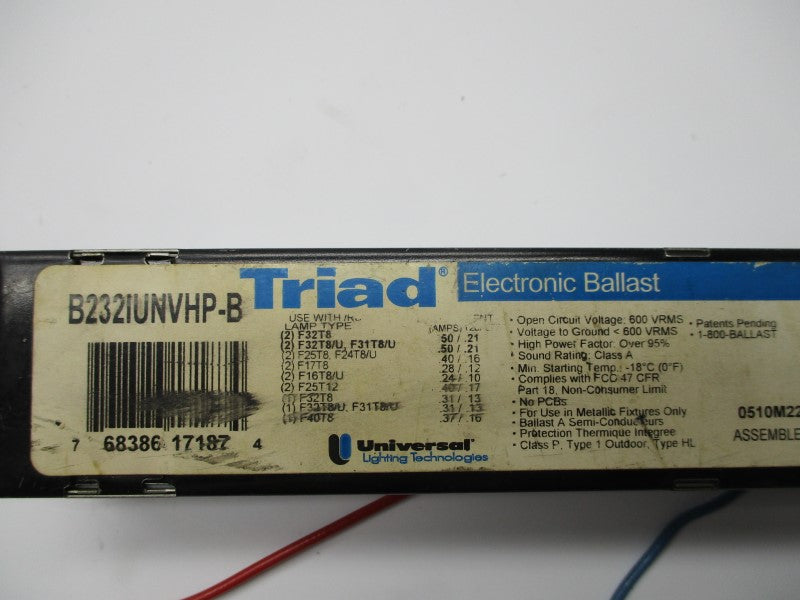 TRIAD B232IUNVHP-B UNMP