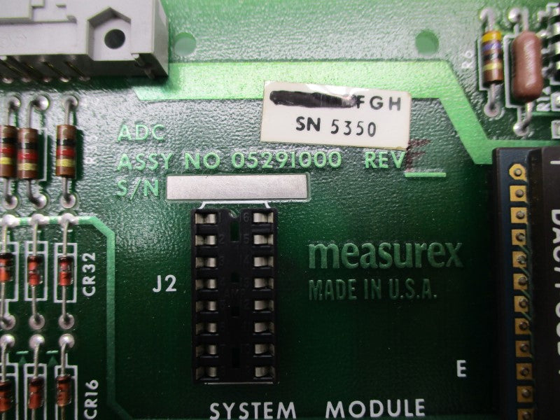 MEASUREX 05291000 REV. F UNMP