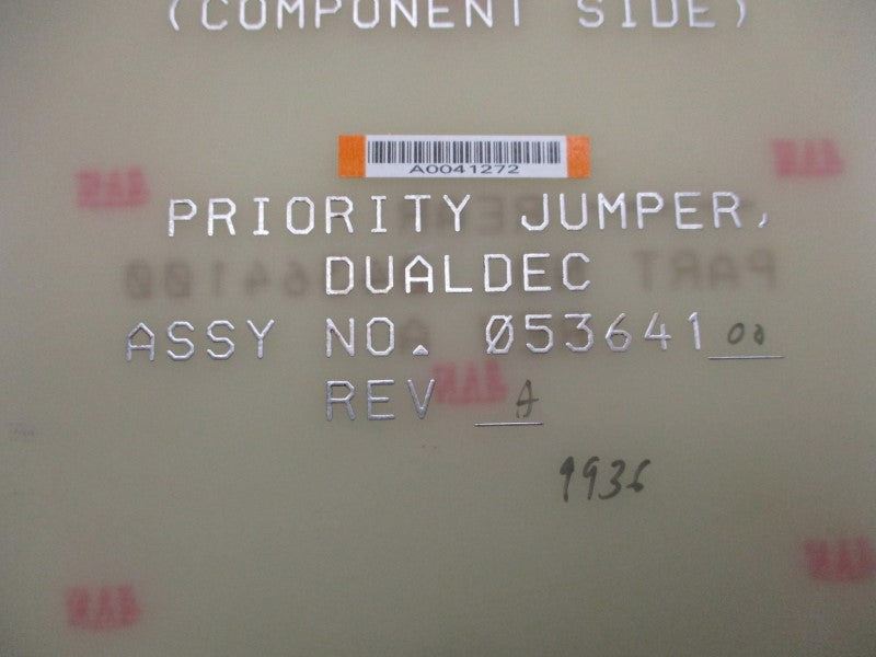 MEASUREX 05364100 REV. A UNMP