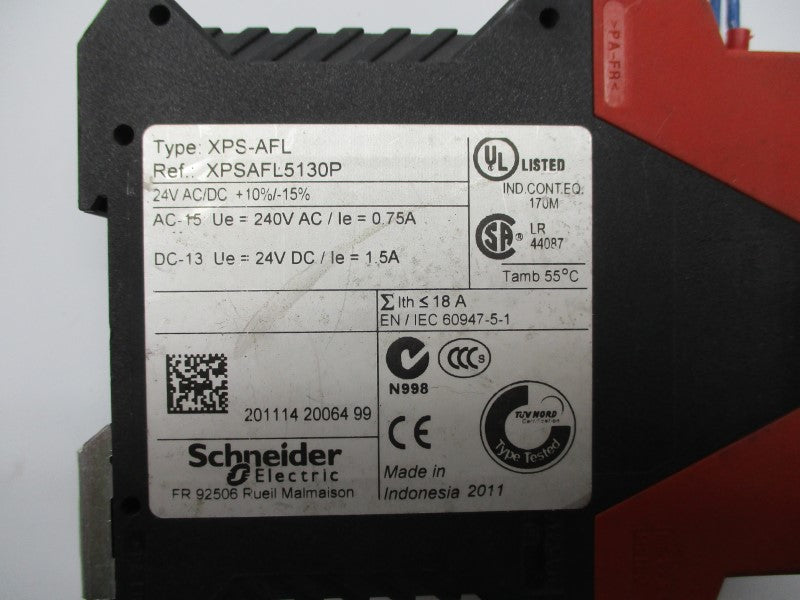 TELEMECANIQUE XPS-AFL XPSAFL5130P 24V UNMP