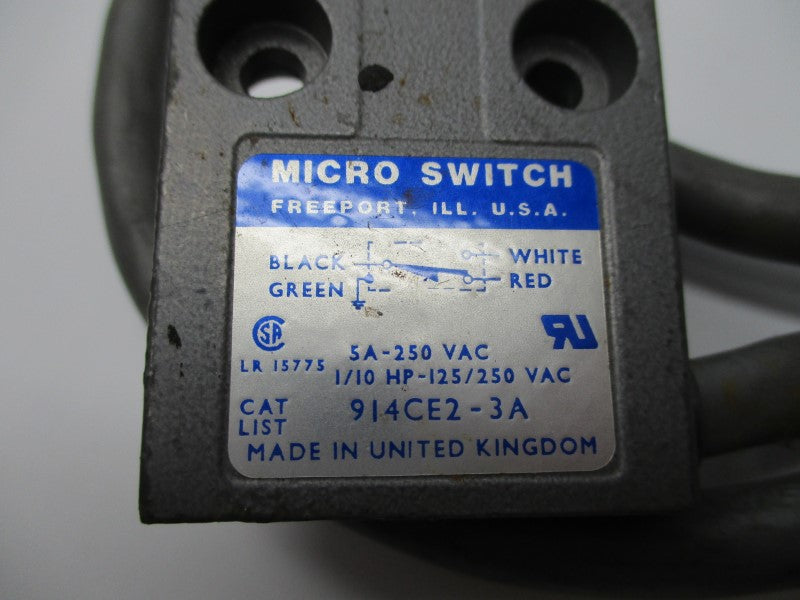 MICRO SWITCH 914CE2-3A UNMP