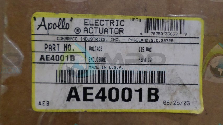 APOLLO AE4001B ELECTRIC ACTUATOR *NEW IN BOX*