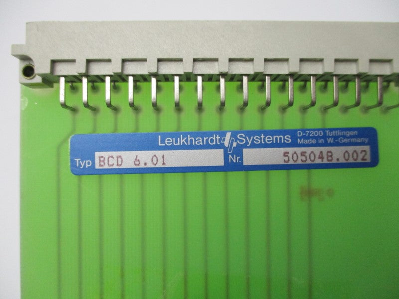 LEUKHARDT SYSTEMS BCD6.01 NSNP