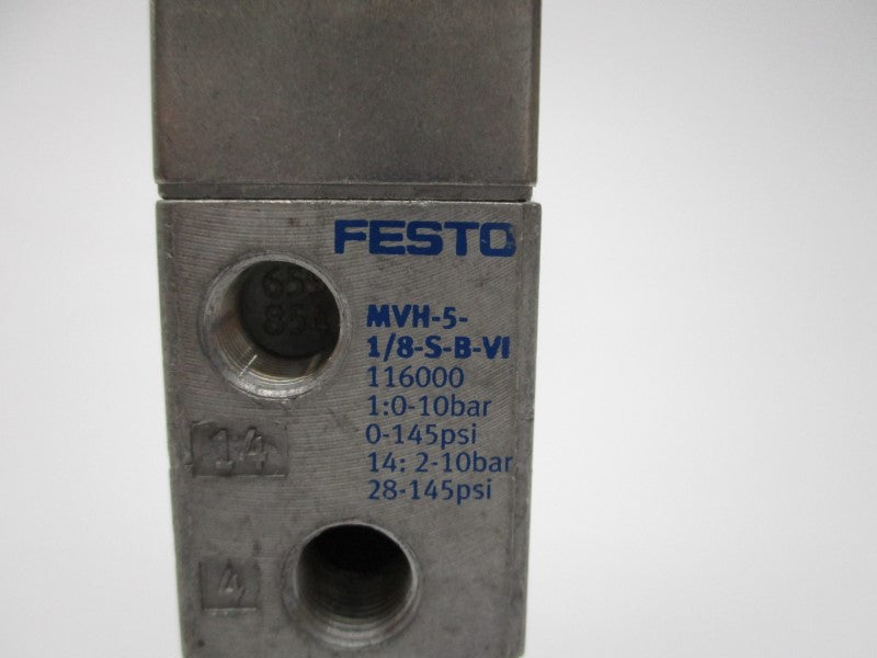 FESTO MVH-5-1/8-S-B-VI 116000 NSNP
