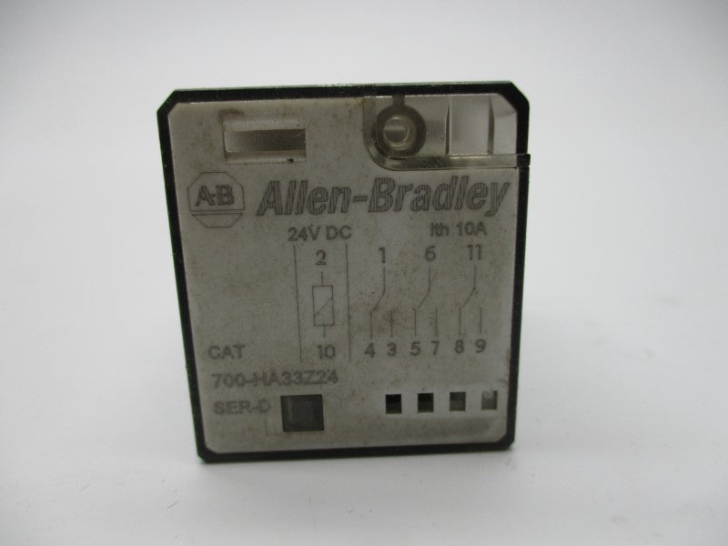 ALLEN BRADLEY 700-HA33Z24 SER. D 24VDC 10A UNMP