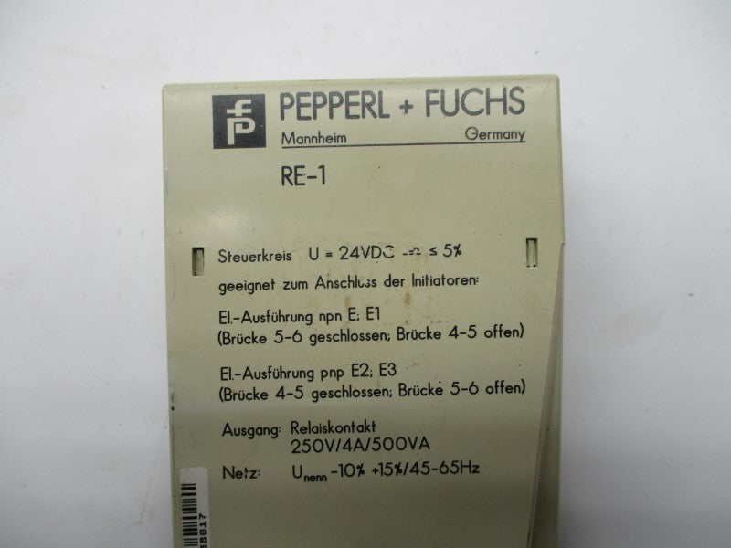 PEPPERL+FUCHS RE-1 UNMP