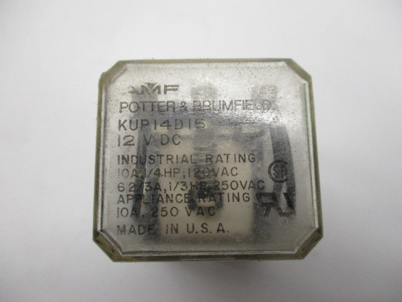 POTTER & BRUMFIELD KUP14D15 12VDC UNMP