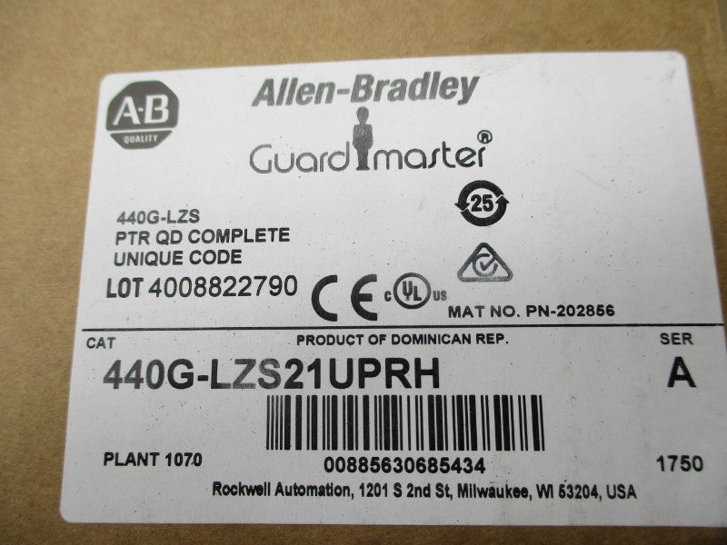 ALLEN BRADLEY 440G-LZS21UPRH SER. A NSMP