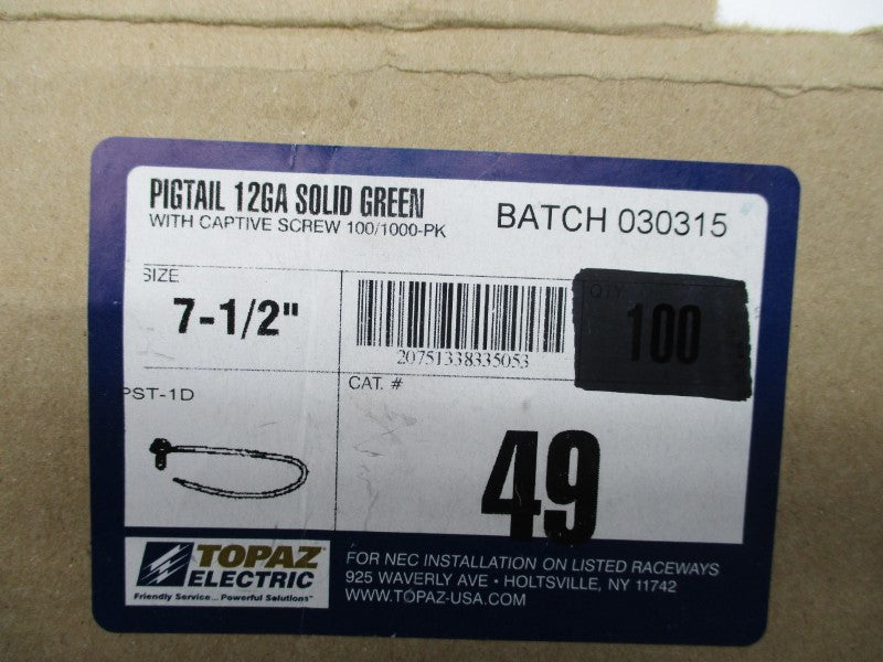 TOPAZ ELECTRIC 49 NSNP