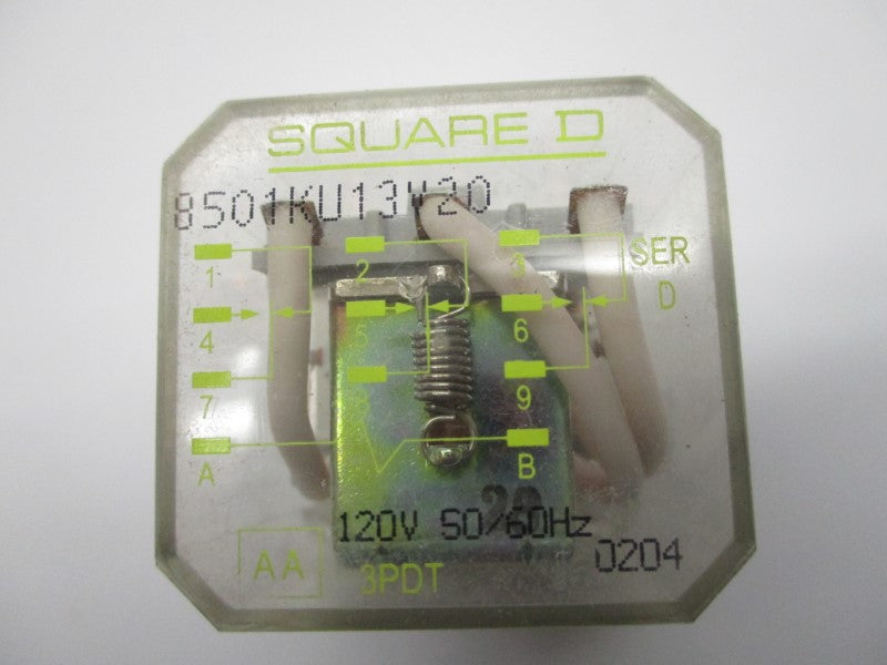 SQUARE D 8501KU13V20 120V UNMP
