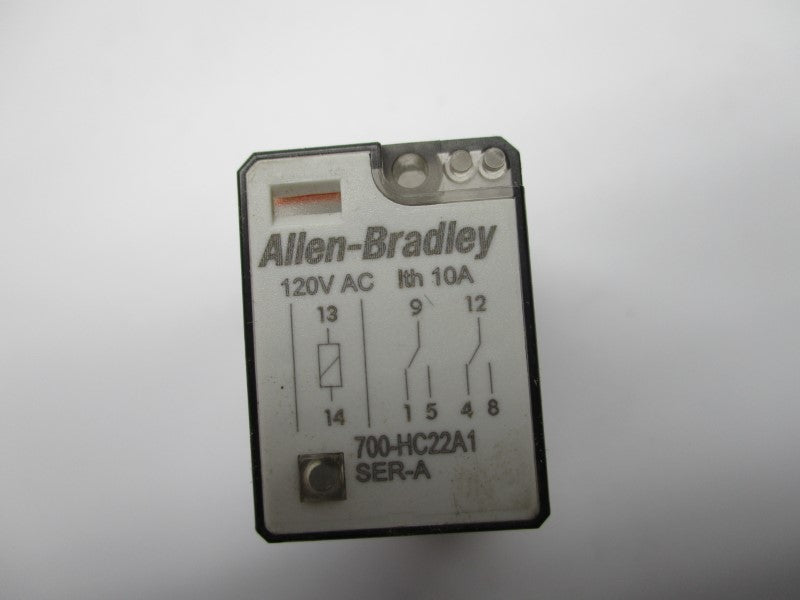 ALLEN BRADLEY 700-HC22A1 SER. A 120VAC 10A UNMP