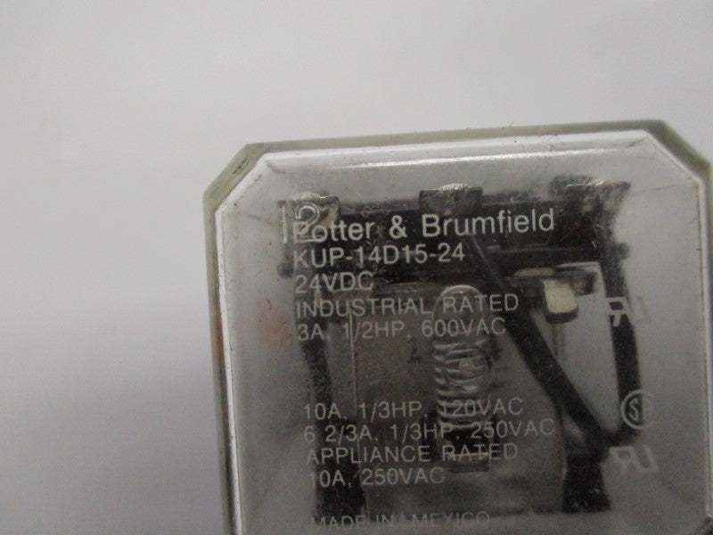 POTTER & BRUMFIELD KUP-14D15-24 24VDC UNMP