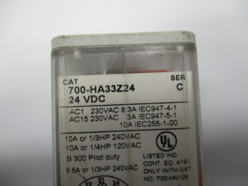 INDUSTRIAL SPARE PART 700-HA33Z24 SER. C 24VDC UNMP