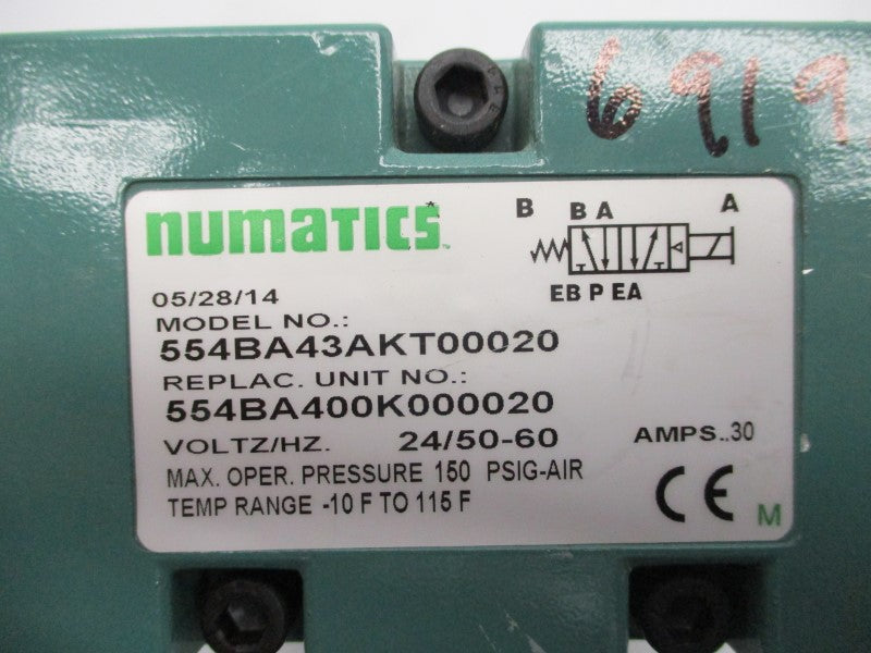 NUMATICS 554BA43AKT00020 NSNP
