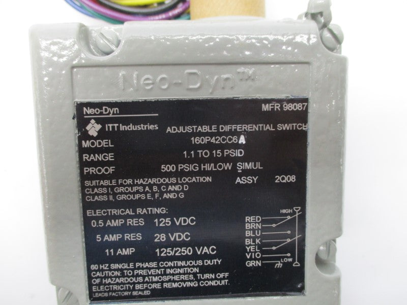 ITT 160P42CC6A NSNP