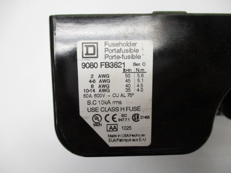 SQUARE D 9080-FB3621 UNMP