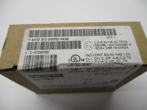 SIEMENS 6ES7972-0BB52-0XA0 NSFS