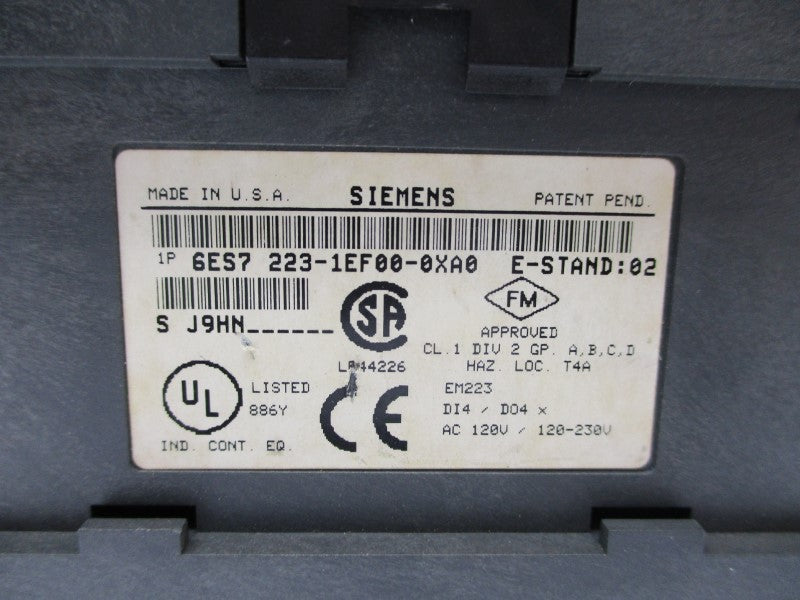 SIEMENS 6ES7223-1EF00-0XA0 UNMP