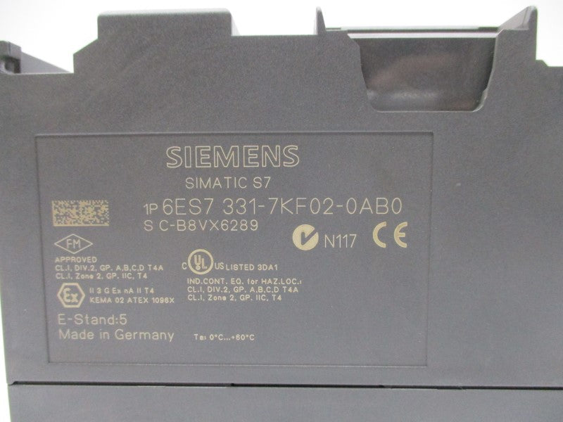 SIEMENS 6ES7331-7KF02-0AB0 NSNP